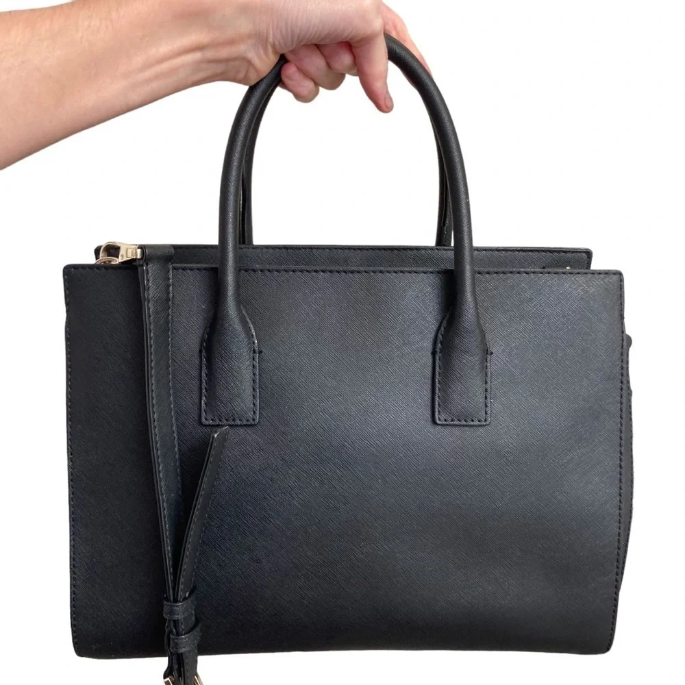 Kate Spade New York Cameron Street Perforated Candace Satchel PXRU7723 black